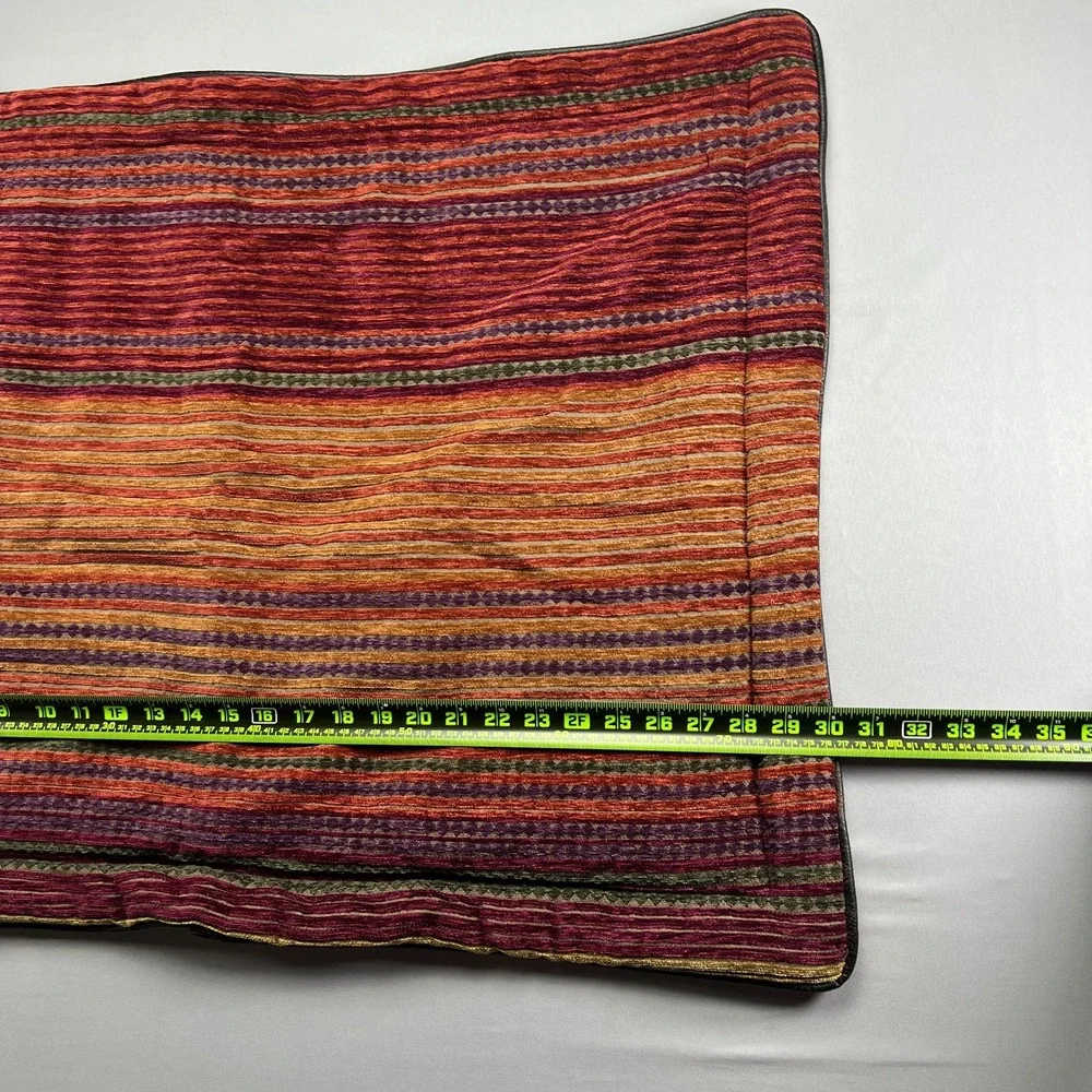 Croscill Southwestern Queen Pillow Shams Multicolor Textured Chenille (24